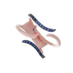 Δαχτυλίδι Ροζ Χρυσό Από την Facad'oro